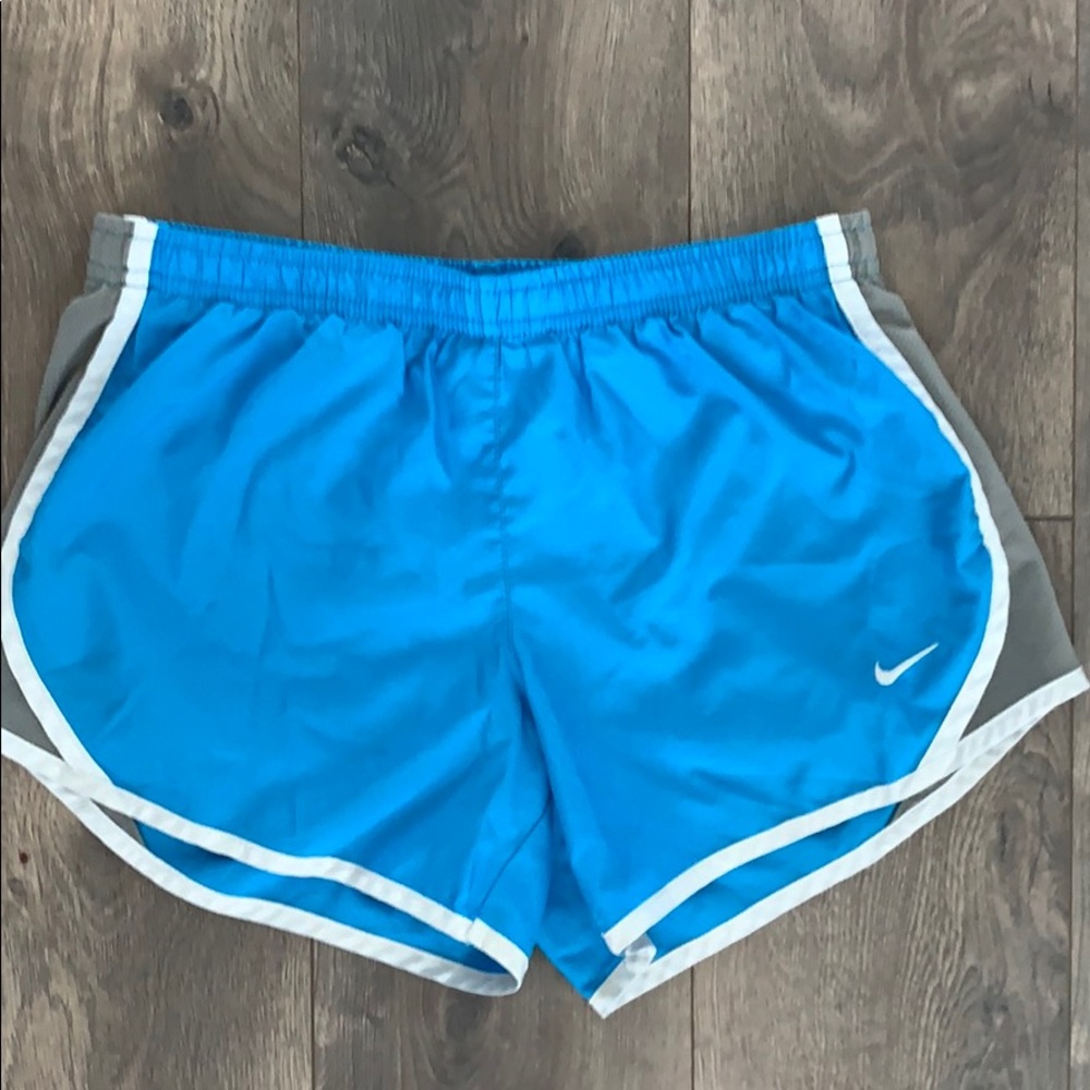 Blue nike tubing shorts. barely worn.